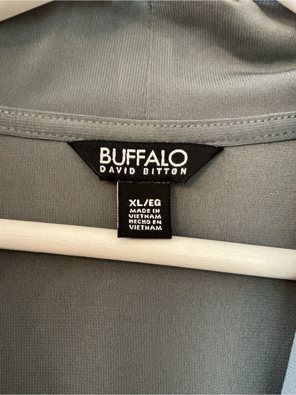 Buffalo David Bitton Gray Crewneck Cap Sleeve Blouse - Picture 3 of 10